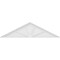 Ekena Millwork Peaked Cap 4 Spoke Architectural Grade PVC Pediment, 80"W x 21"H x 2"P (Pitch 6/12) PEDPS080X210PKC04 - alternate 3